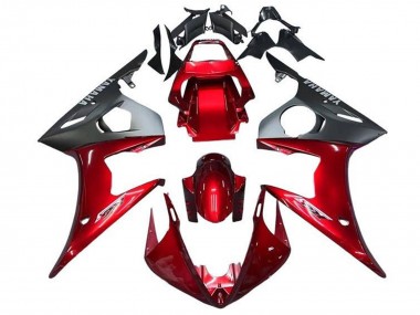 Venta Carenados Moto Yamaha YZF R6 2003-2004 - Rojo Negro Mate