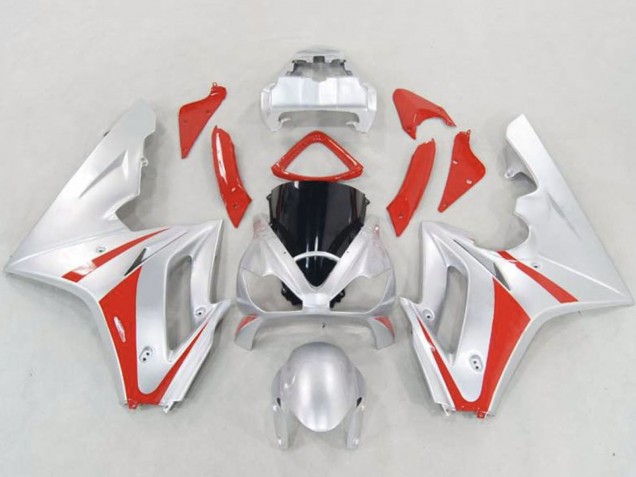Venta Carenados Moto Triumph Daytona 675 Triple 2006-2008 - Plata Rojo