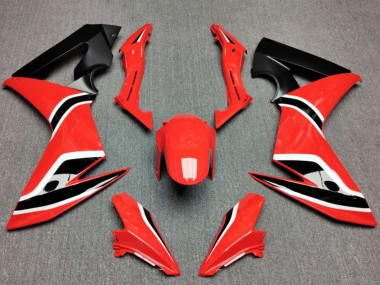 Venta Carenados Moto Honda CBR650F 2014-2016 - Rojo Negro Mate