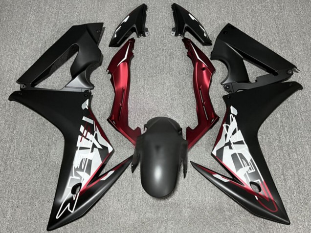 Venta Carenados Moto Honda CBR650F 2014-2016 - Negro Mate Rojo