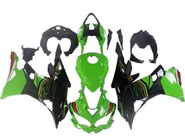Venta Carenados Moto Kawasaki ZX4R ZX-4RR 2019-2025 - Verde Negro Rojo