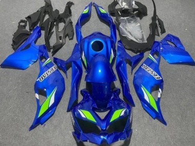 Venta Carenados Moto Kawasaki ZX4R ZX-4RR 2019-2025 - Azul Verde Ecstar