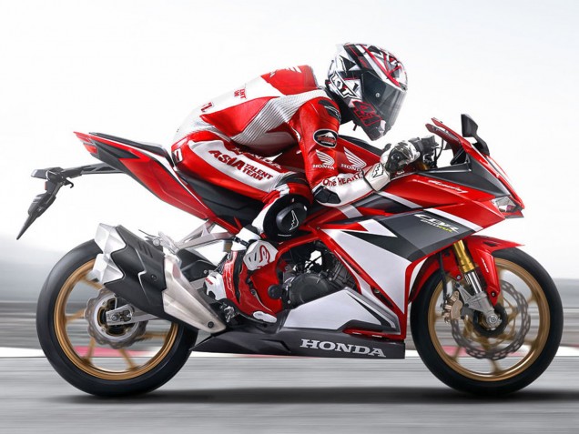 Venta Carenados Moto Honda CBR250RR 2017-2022 - Blanco Rojo Negro Mate