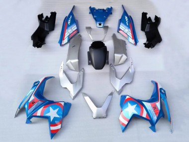 Venta Carenados Moto Honda ADV160 2022-2024 - Plata Azul Rojo Blanco Estrella