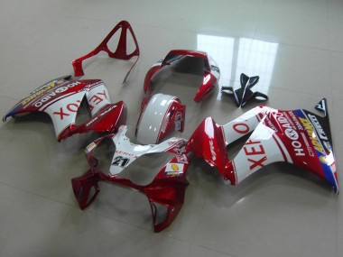 Venta Carenados Moto Honda VFR 800 2002-2013 - Blanco Rojo Azul Xerox 21