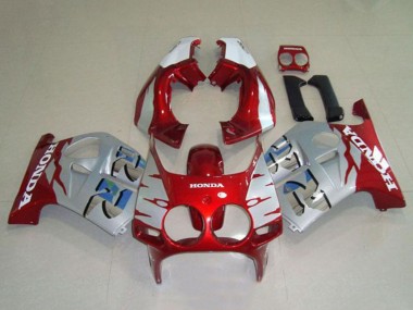 Venta Carenados Moto Honda CBR250RR MC19 1988-1989 - Plata Blanco Rojo