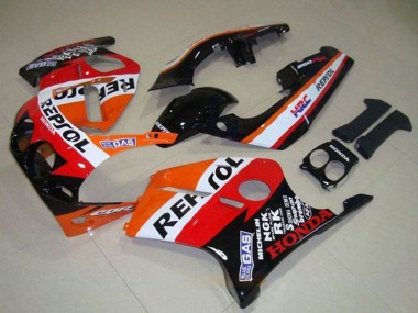 Venta Carenados Moto Honda CBR250RR MC19 1988-1989 - Naranja Blanco Rojo Negro Brillante Repsol