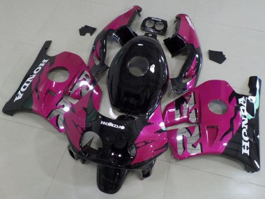 Venta Kits Carenado Moto Honda CBR250RR MC22 1990-1998 - Rosa Negro Brillante