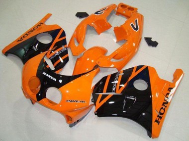 Venta Carenados Moto Honda CBR250RR MC22 1990-1998 - Naranja Negro Brillante
