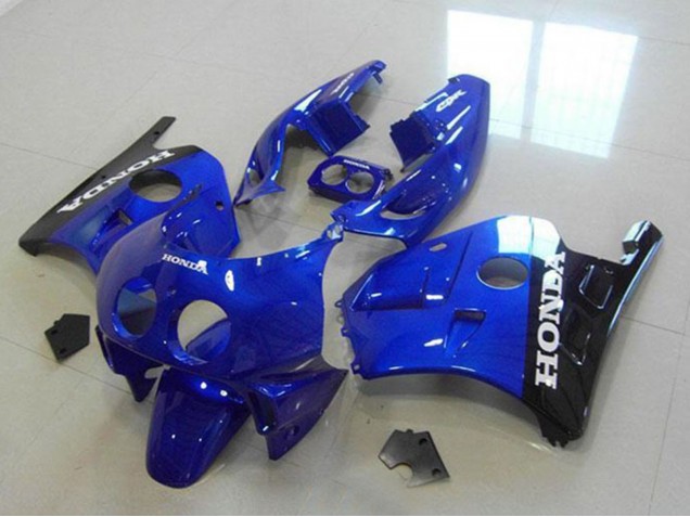 Venta Carenados Moto Honda CBR250RR MC22 1990-1998 - Azul Negro Brillante Blanco Calcomanías