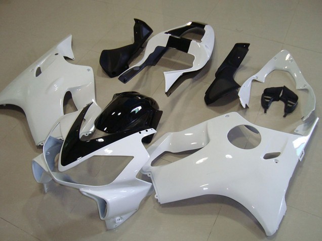 Venta Carenado Moto Honda CBR600 F4i 2001-2003 - Blanco Negro Brillante