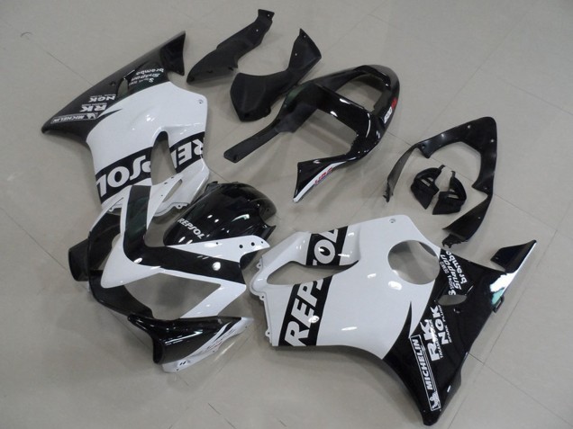Venta Carenados Moto Honda CBR600 F4i 2001-2003 - Blanco Negro Brillante Repsol