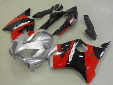 Venta Carenados Moto Honda CBR600 F4i 2004-2007 - Plata Rojo Negro Brillante