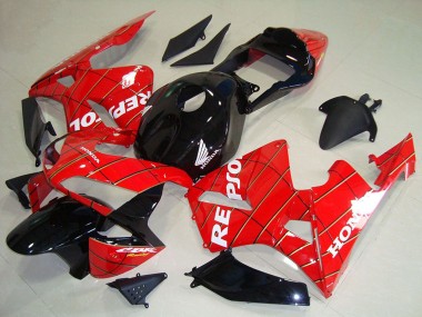 Venta Carenados Moto Honda CBR600RR 2003-2004 - Rojo Negro Brillante Spider Man Blanco Repsol