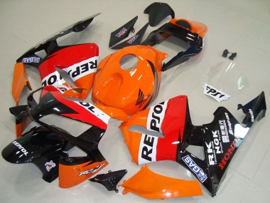 Venta Carenado Moto Honda CBR600RR 2003-2004 - Naranja Blanco Rojo Negro Brillante Repsol