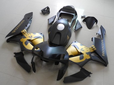 Venta Carenados Moto Honda CBR600RR 2003-2004 - Negro Mate Oro