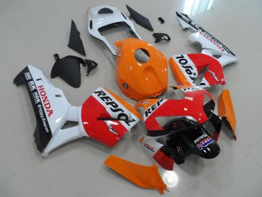 Venta Carenados Moto Honda CBR600RR 2003-2004 - Naranja Blanco Rojo Negro Brillante Repsol HRC