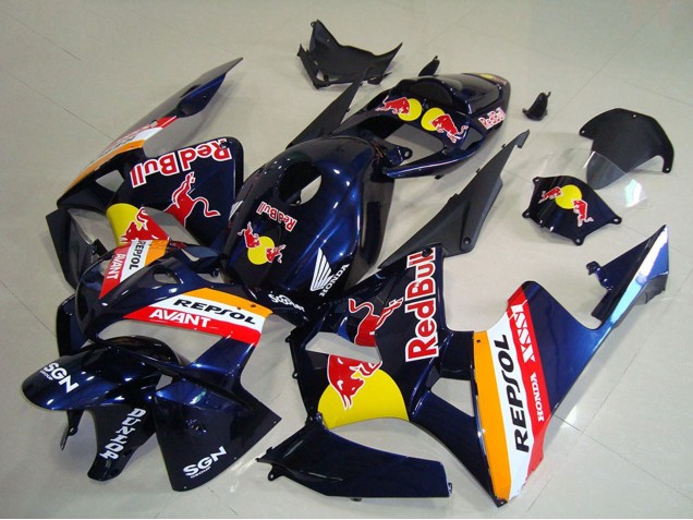 Venta Carenados Moto Honda CBR600RR 2005-2006 - Azul Oscuro Naranja Rojo Bull Repsol