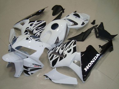 Venta Carenados Moto Honda CBR600RR 2005-2006 - Blanco Negro Llama