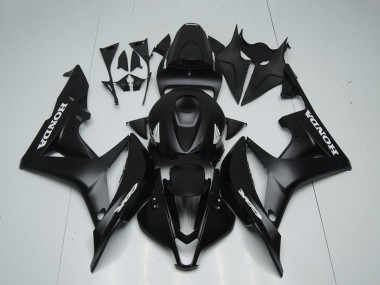 Venta Carenados Moto Honda CBR600RR 2007-2008 - Negro Mate Blanco Calcomanías
