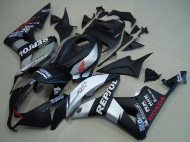 Venta Carenados Moto Honda CBR600RR 2007-2008 - Negro Mate Plata Repsol
