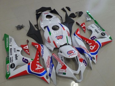 Venta Carenados Moto Honda CBR600RR 2007-2008 - Blanco Rojo Azul Verde Pata 6