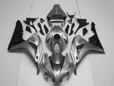 Venta Kits Carenado Moto Honda CBR1000RR 2006-2007 - Plata Negro Brillante
