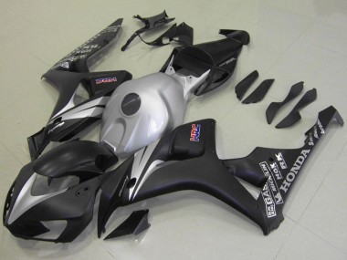 Venta Kits Carenado Moto Honda CBR1000RR 2006-2007 - Plata Negro Mate