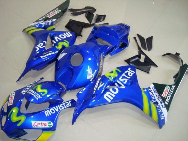 Venta Carenados Moto Honda CBR1000RR 2006-2007 - Azul Verde MoviStar Castrol