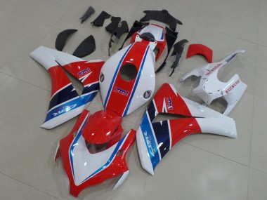 Venta Kits Carenado Moto Honda CBR1000RR 2008-2011 - Blanco Rojo Azul HRC