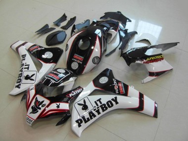 Venta Carenados Moto Honda CBR1000RR 2008-2011 - Blanco Rojo Negro Brillante Playboy
