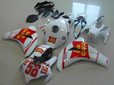 Venta Carenados Moto Honda CBR1000RR 2008-2011 - Blanco Rojo Amarillo San Carlo 58