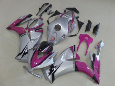 Venta Carenados Moto Honda CBR1000RR 2012-2016 - Plata Rosa Negro Brillante