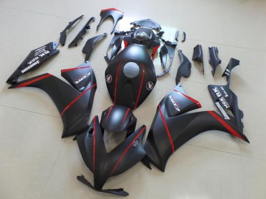 Venta Carenados Moto Honda CBR1000RR 2012-2016 - Negro Mate Rojo Raya