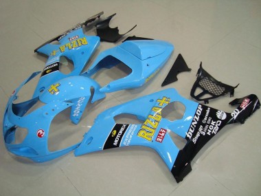 Venta Carenados Moto Suzuki GSXR 1000 2000-2002 - Azul Claro Amarillo Negro Rizla