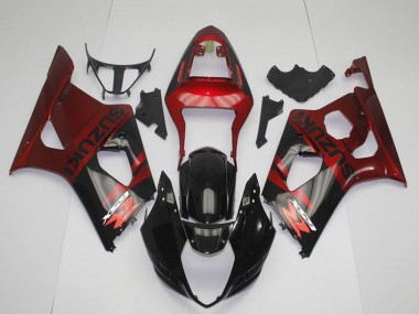 Venta Carenado Moto Suzuki GSXR 1000 2003-2004 - Rojo Negro Brillante