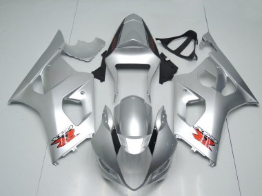 Venta Carenados Moto Suzuki GSXR 1000 2003-2004 - Plata Rojo OEM Estilo