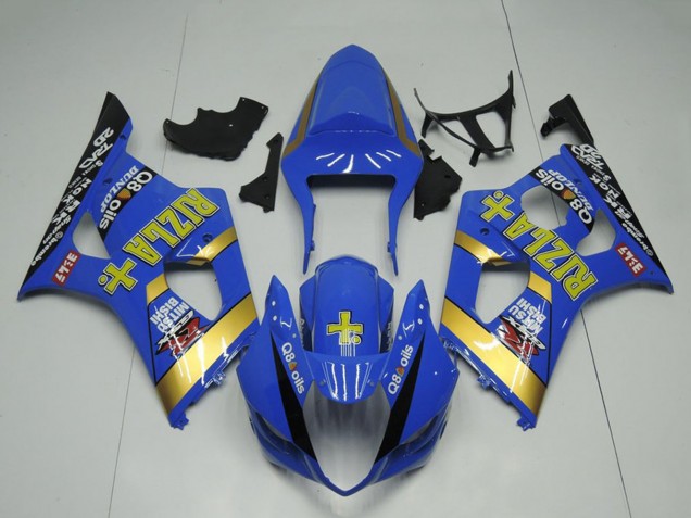Venta Carenado Moto Suzuki GSXR 1000 2003-2004 - Azul Oro Negro Rizla