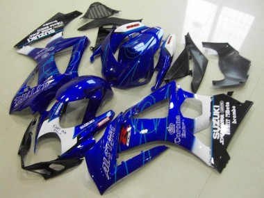 Venta Carenado Moto Suzuki GSXR 1000 2007-2008 - Azul Blanco Negro Corona