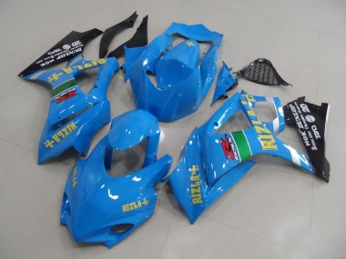 Venta Carenados Moto Suzuki GSXR 1000 2007-2008 - Azul Amarillo Negro Rizla Carrera