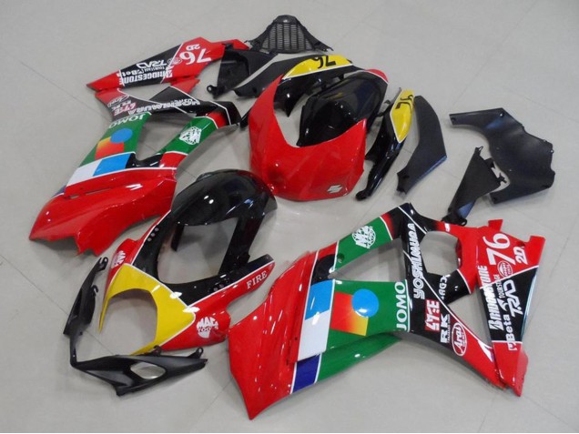 Venta Carenados Moto Suzuki GSXR 1000 2007-2008 - Rojo Amarillo Negro Azul Blanco Verde