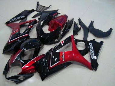 Venta Carenado Moto Suzuki GSXR 1000 2007-2008 - Rojo Negro Brillante