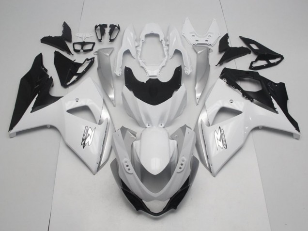 Venta Carenados Moto Suzuki GSXR 1000 2009-2016 - Blanco Negro OEM Estilo