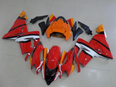 Venta Carenados Moto Kawasaki ZX10R 2004-2005 - Naranja Negro Blanco
