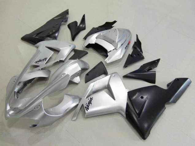Venta Carenado Moto Kawasaki ZX10R 2004-2005 - Plata Negro Ninja