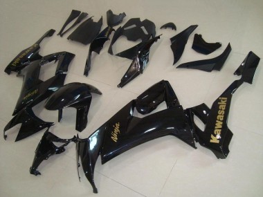 Venta Carenados Moto Kawasaki ZX10R 2008-2010 - Negro Brillante Oro Calcomanía