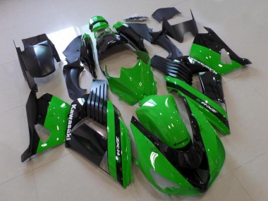 Venta Carenados Moto Kawasaki ZX14R ZZR1400 2006-2011 - Verde Negro Brillante