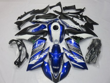 Venta Carenados Moto Yamaha YZF R3 2015-2018 - Azul Blanco Negro Verde Monstruo