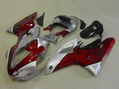 Venta Carenados Moto Yamaha YZF R1 2000-2001 - Plata Rojo Granate