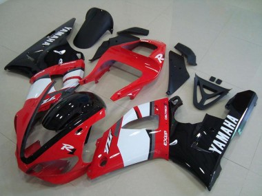 Venta Carenados Moto Yamaha YZF R1 2000-2001 - Rojo Blanco Negro Brillante